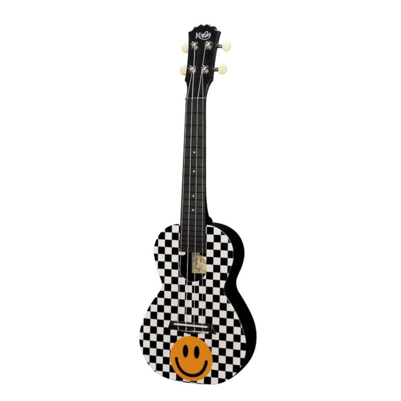 Korala PUC-30-014 ukulele koncertowe, yellow smile